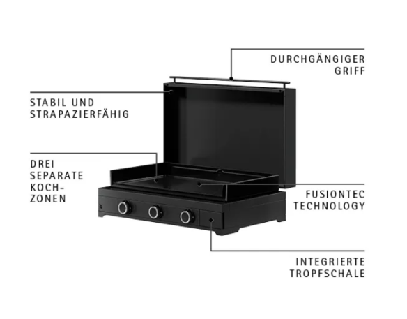 WMF Edition One Plancha-Set, 75 cm, Gas
